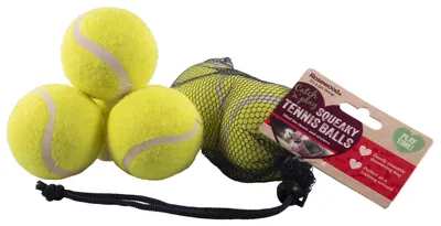 Produktbild von Rosewood Quietschende Tennisbälle für Hunde, 3 Stück