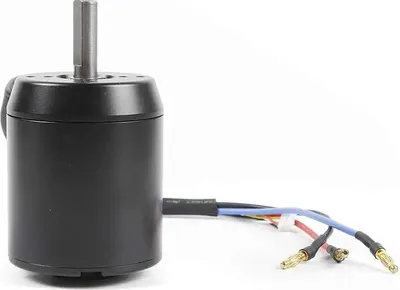 Produktbild von Bürstenloser Elektromotor - 6384 BLDC-Motor - Mit Hallsensoren - 10 mm Welle - Für E-Scooter - 63×84 mm