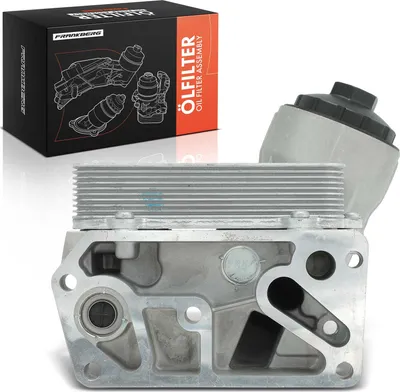 Productafbeelding van Frankberg 1x Oliekoeler+Oliefilter voor VW Transporter 7EB 7EJ 7HB 7HJ Touareg