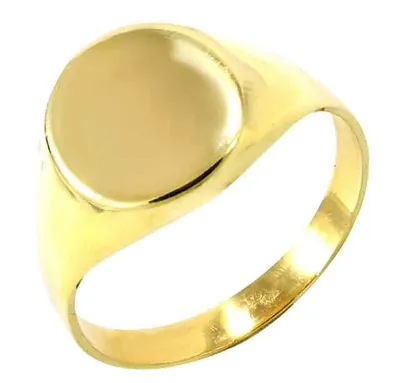 Produktbild von Herren Goldring 585, hypoallergen, Ringbreite 0,3 cm, Oberseite 1,35 cm, Größe 65
