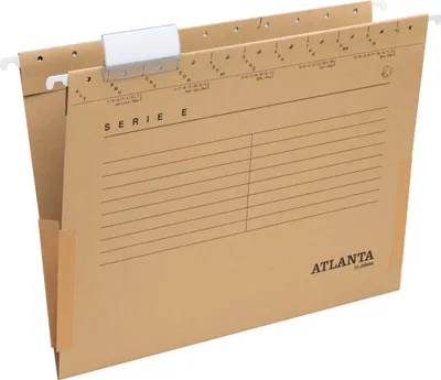Produktbild von Hängetasche Serie-E A4 natronbraun Packung mit 25 Stück