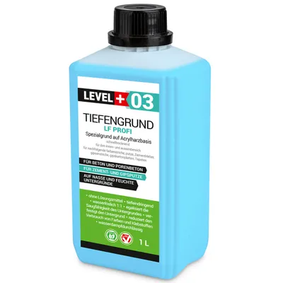 Obrázek produktu pro Hloubkově penetrační nátěr 1L Profesionální nátěr Rychleschnoucí Ředění 1:1 LEVEL+03