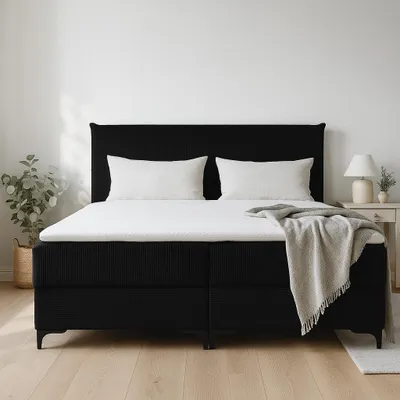 Zdjęcie produktu dla Łóżko kontynentalne OSLO – elegancja, wygoda i nowoczesna forma - materiał Tilia - 140x200cm