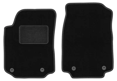 Immagine prodotto di Tappetini anteriori in moquette per Audi A6 C4 1994-1997 (berlina/station wagon) – 2 pezzi, neri, su misura – Wielganizator LUX