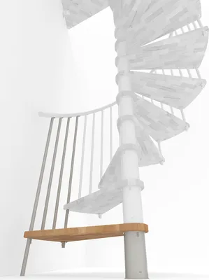 Produktbild von Minka Höhenerweiterung für Spiral Smart 160cm Durchmesser Buche Weiß