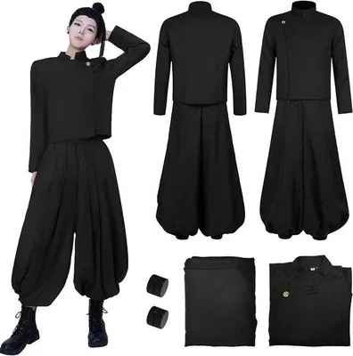 Produktbild von Anime Cosplay Kostüm für Satoru Gojo, Toji Fushiguro, Geto Suguru und mehr - Perfekt für Kongresse und Parteien