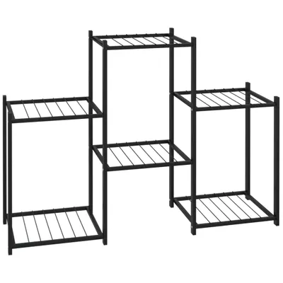 Immagine prodotto di Portafiori 83x25x60 cm Ferro Nero