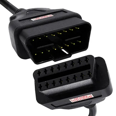 Produktbild von OBD2 Verlängerungskabel 1m 16 Pin Stecker auf Buchse Diagnose Adapter Kabel