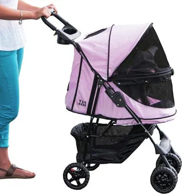 Produktbild von Famanu Kinderwagen Hundenbuggy - Rosa Diamant
