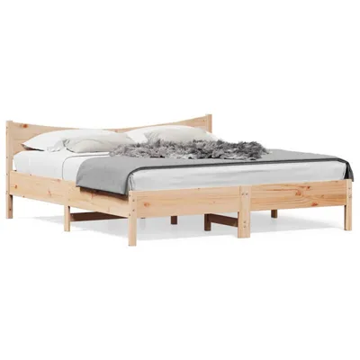 Produktbild von vidaXL Massivholzbett ohne Matratze 200x200 cm Kiefer