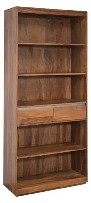 Immagine prodotto di MASSIVMOEBEL24 | scaffale in legno di Sheesham / palissandro 90x40x205 noble unique laccato SYDNEY #140