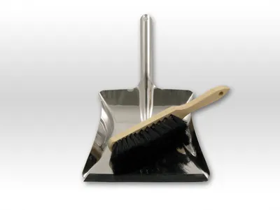 Produktbild von Axis Line Kehrschaufel Edelstahl und Handfeger 28 cm