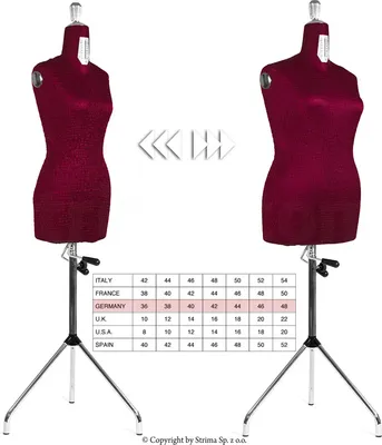 Obrázok produktu pre Nastaviteľná krajčírska panna DRESS FORM PREMIUM 36-48