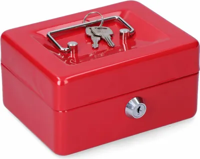 Produktbild von Tresor Micel CFC09 M13392 15,2 x 11,8 x 8 cm Rot Stahl