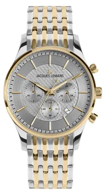 Image de Jacques Lemans Montre dateur London Black Silver