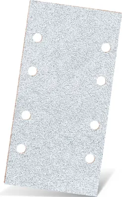 Produktbild von MENZER White Klett-Schleifblätter, 186 x 93 mm, 8-Loch, f. Schwingschleifer, Normalkorund (50 Stk.) K120