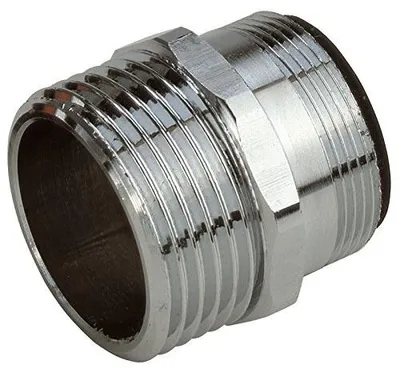 Obrázek produktu pro Gardena 2910-20, Hadicová spojka, Samec/samec, Nerezová ocel, Stříbrná