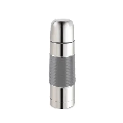 Produktbild von Thermoskanne aus Edelstahl Isolierflasche mit Trinkbecher für Warm- oder Kaltgetränke (1000ml)