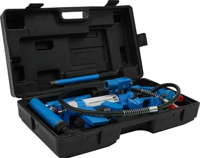 Immagine prodotto di Martinetto idraulico, capacità di carico di 4 tonnellate, design compatto, blu