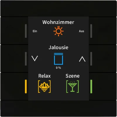 Produktbild von MDT KNX Taster Smart 86 mit Farbdisplay 1 Stück