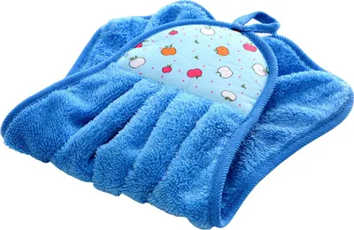 Produktbild von Handtuch mit Aufhängering, saugfähiges Küchentuch, Mehrzweck-Wischtuch aus Korallensamt für die Haushaltsreinigung im Badezimmer