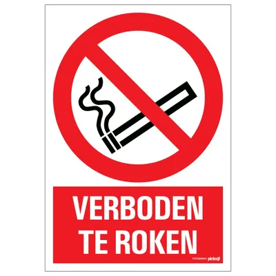 Produktbild von Rauchverbotsschild - 230x330 mm.