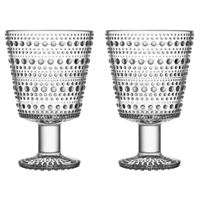 Produktbild von Iittala Kastehelmi Universalglass - 26 cl - Klar - 2 Stück 1051133