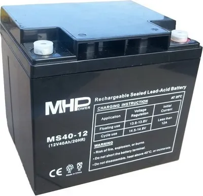 Immagine prodotto di Batteria al piombo MHPower MS40-12 AGM 12V/40Ah, morsetto T1 - M6