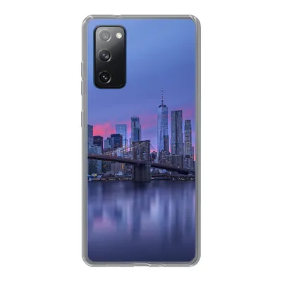 Produktbild von MuchoWow® Handyhülle Schutzhülle Hülle für Samsung Galaxy S20 FE New York hinter der Brooklyn Bridge Silikon Softcase Handy Hülle - Abdeckung
