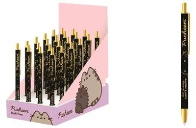 Produktbild von Długopis Automatyczny Pusheen Gold Zestaw 24 sztuki