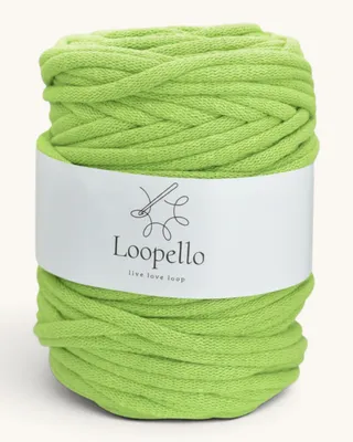 Produktbild von Loopello Baumwollkordel Pro 9 mm 100 m – Hellgrün
