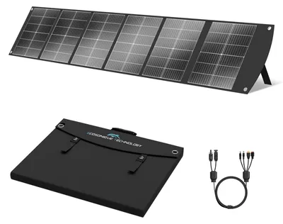 Produktbild von 200W Tragbares Solarpanel mit PD3.0 USB-C & USB-A Schnellladung & 20V MC4