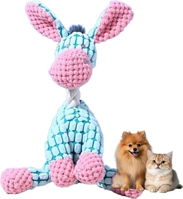 Produktbild von Hundespielzeug, robuste Hundespielzeuge für aggressive Kauer, Quietsch-Kauspielzeuge für kleine Hunde, interaktives Hundespielzeug für Welpen
