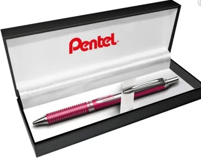 Image de Stylo gel EnerGel BL407 - rouge 0,7mm dans une boîte cadeau