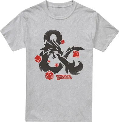 Image de Dungeons & Dragons - T-shirt "Ampersand" pour homme TV4983 (4XL) (Sport Heide)
