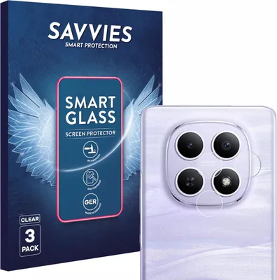Produktbild von 3x Savvies Schutzglas Folie für Xiaomi Redmi Note 15 (NUR Kamera) 9H Panzer Schutzfolie Glas Displayschutz klar transparent