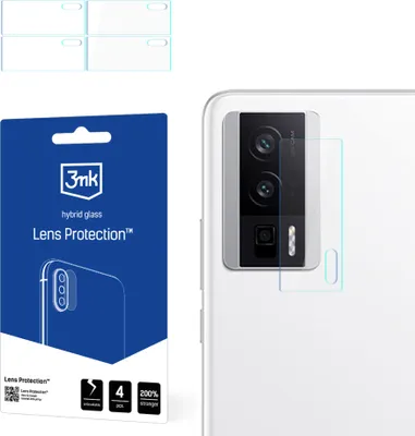 Immagine prodotto di 3mk Hybrid Glass Lens Protection per Redmi K60 / K60 Pro Obiettivo della fotocamera 0,16 mm 6H (4 pezzi)