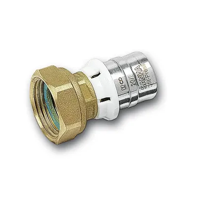 Produktbild von Aluverbund Pressfitting SANHA bleifrei Übergangsverschraubung Innengewinde 16 x 2 - 3/4' Multikontur DVGW