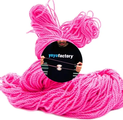 Productafbeelding van Jojo Touwtjes - Set van 100 - 100% polyester trucdraad