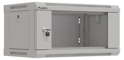 Image de Lanberg WF03-5304-10S LANBERG 19" 4U 540x350 Wandgehäuse Glastür (FlatPack) gr
