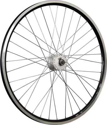 Produktbild von 28 Zoll Vorderrad X-Plorer Hohlkammerfelge Shimano Nabendynamo DH-C3000-3N schwarz