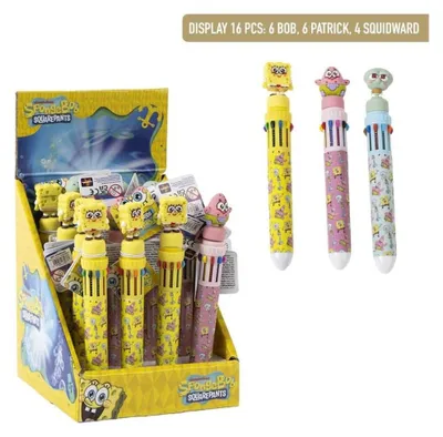 Produktbild von SpongeBob Schwammkopf Zehnfarbkugelschreiber Display (16)