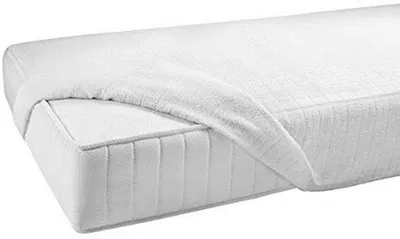 Produktbild von Matratzenauflage Jersey Baumwolle 90x200 cm - Weiß