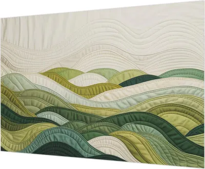 Produktbild von Wandtapete - Dekorative Tapete für Wohnzimmer - Tapetenfolie für Wanddekoration - 208x146 cm - Fabric Hills