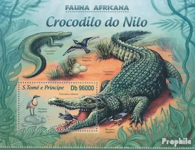 Produktbild von Briefmarken Sao Tome e Principe 2013 Mi Block 878 (kompl. Ausgabe) postfrisch Krokodile