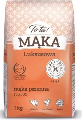 MĄKA PSZENNA LUKSUSOWA TYP 500 1KG TOTA