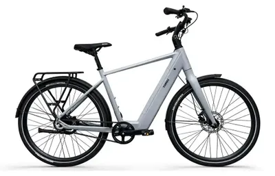 Productafbeelding van Tomos EB 03 - Elektrische Fiets - 28 inch - 250W motor - Actieradius tot 70 km - Hydraulische schijfremmen - 360Wh accu - Grijs Mat