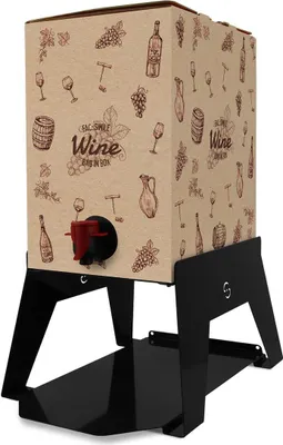 Produktbild von LISA - Bacco 3 Liter Bag in Box Halterung - Schwarz