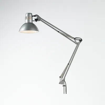 Produktbild von Arc Silber Moderne Schreibtischlampe 1 Licht E27