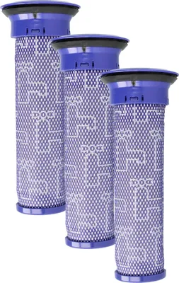 Produktbild von vhbw 3x Vormotorfilter kompatibel mit Dyson DC47, DC46, DC47i, DC38, DC36, DC38i Staubsauger - Motorschutzfilter, Abwaschbar